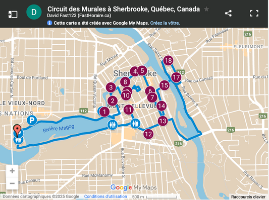 Les 18 murales de Sherbrooke en 60 minutes