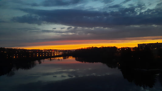 Ciel De Feu Du 20 Avril 2021 Photo Numérique