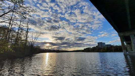 Soleil Du 6 Mai 2021 Vue Sous Le Pont Direction Ouest