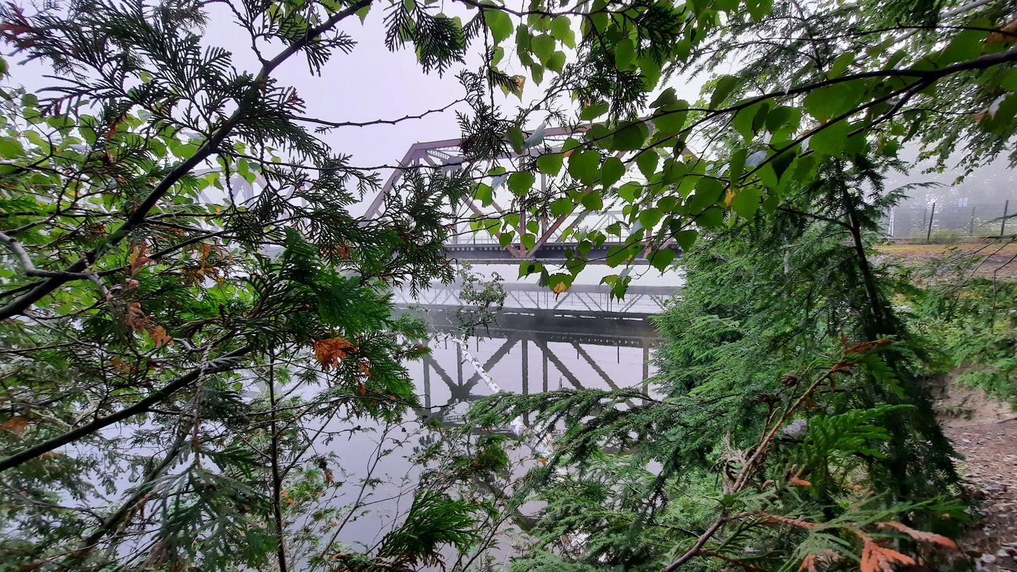 Trouve La Brume À L’aube Au Pont Noir De Sherbrooke 23 Juillet 2021 (Vue 2.4) 5H42