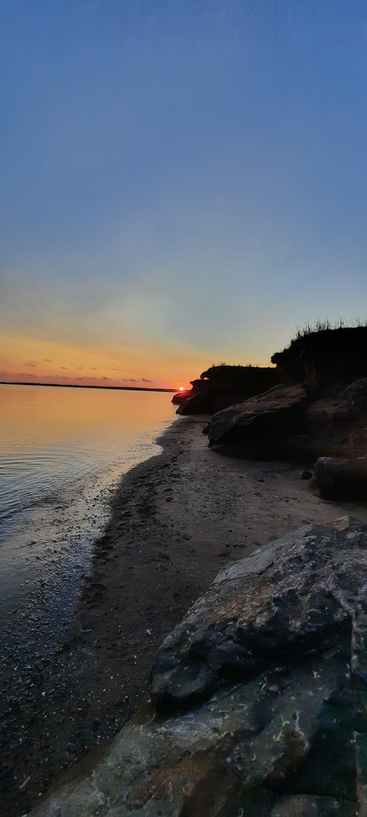 Coucher De Soleil 8 Août 2021 Parc Gros-Cap Îles-De-La-Madeleine