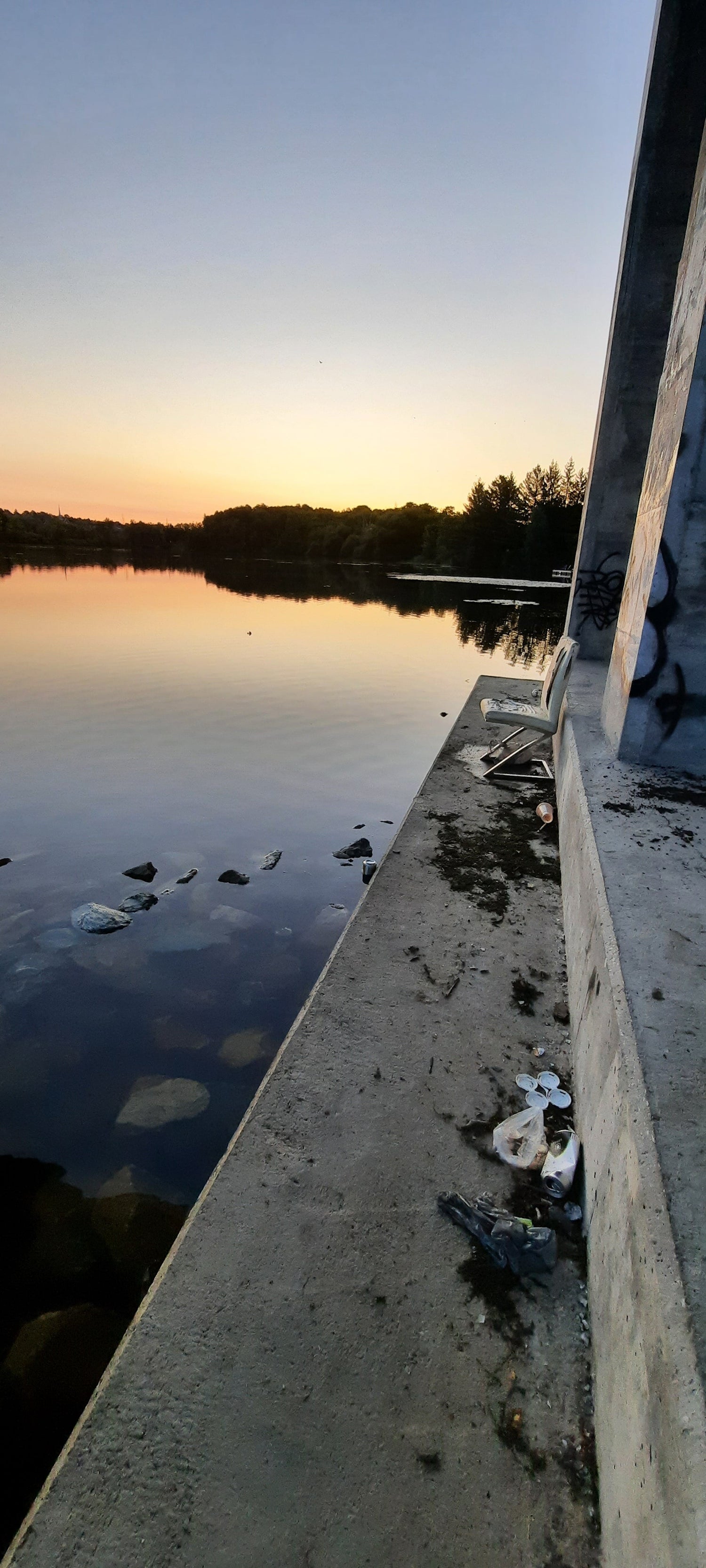 Trouve Les Déchets Du 15 Août 2021 5H54 (Vue Spne)  Pont Jacques Cartier De Sherbrooke Et