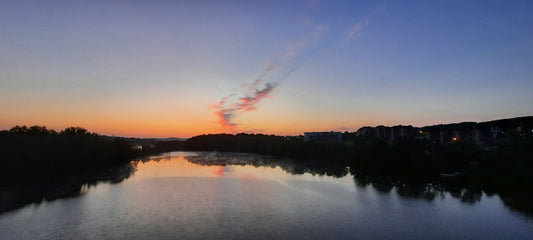 Aube Du 16 Août 2021 5H40 (Vue Sure)  Rivière Magog