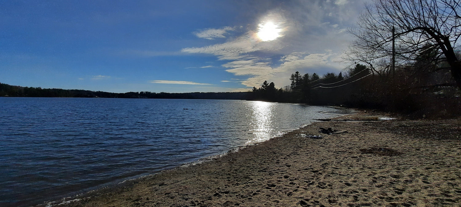 Soleil Lac Massawippi 4 Décembre 2021