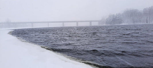 Pont Jacques Cartier Pendant La Tempête Du 12 Mars 2022 (Vue 1)