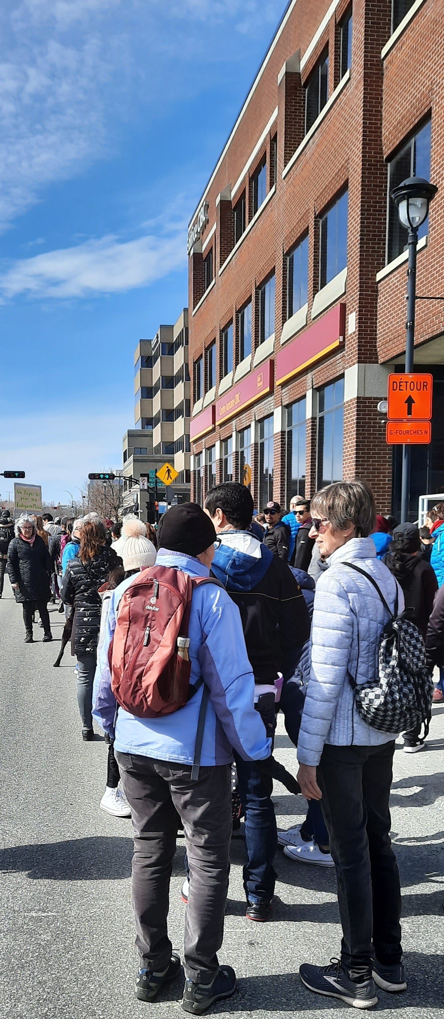 Manifestation Rodriguez-Flores À Sherbrooke 2022-04-23