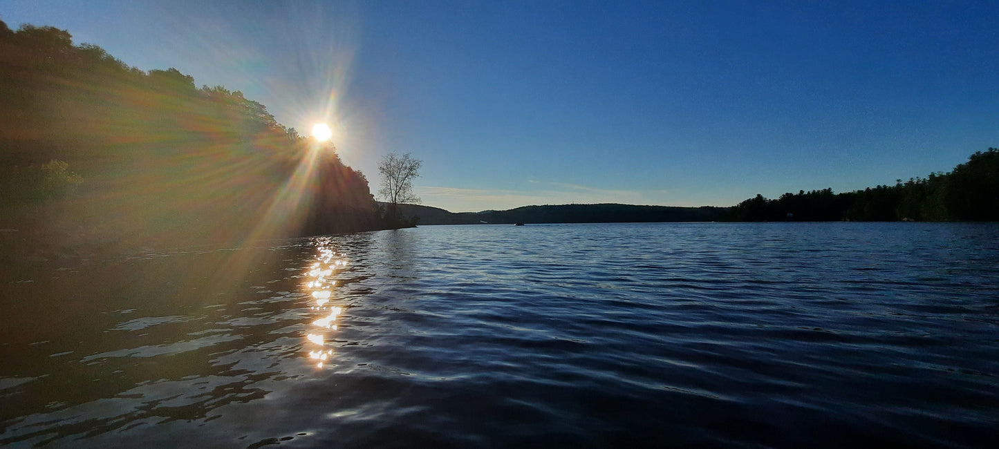 2022-06-24 Coucher De Soleil Sur Le Lac Massawippi (Vue Wharf Park)