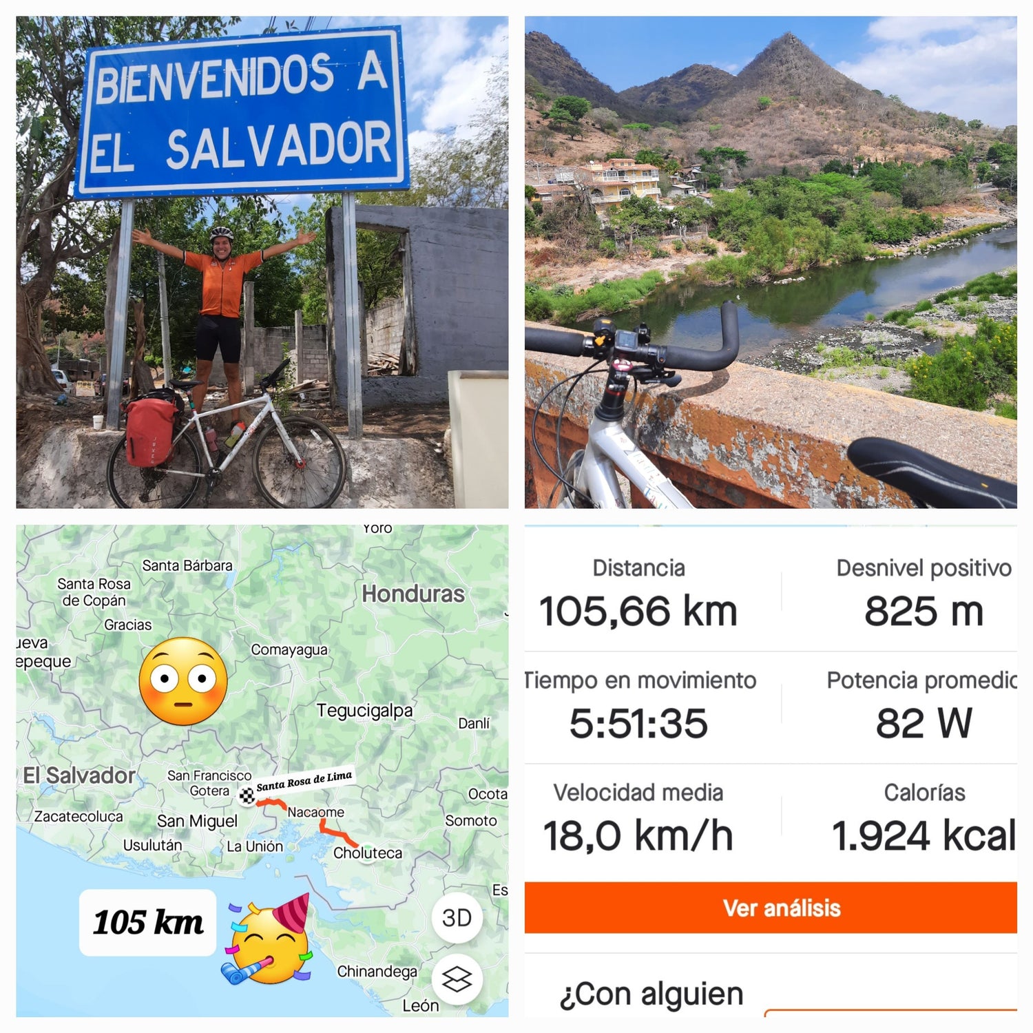 El Salvador 105 Km