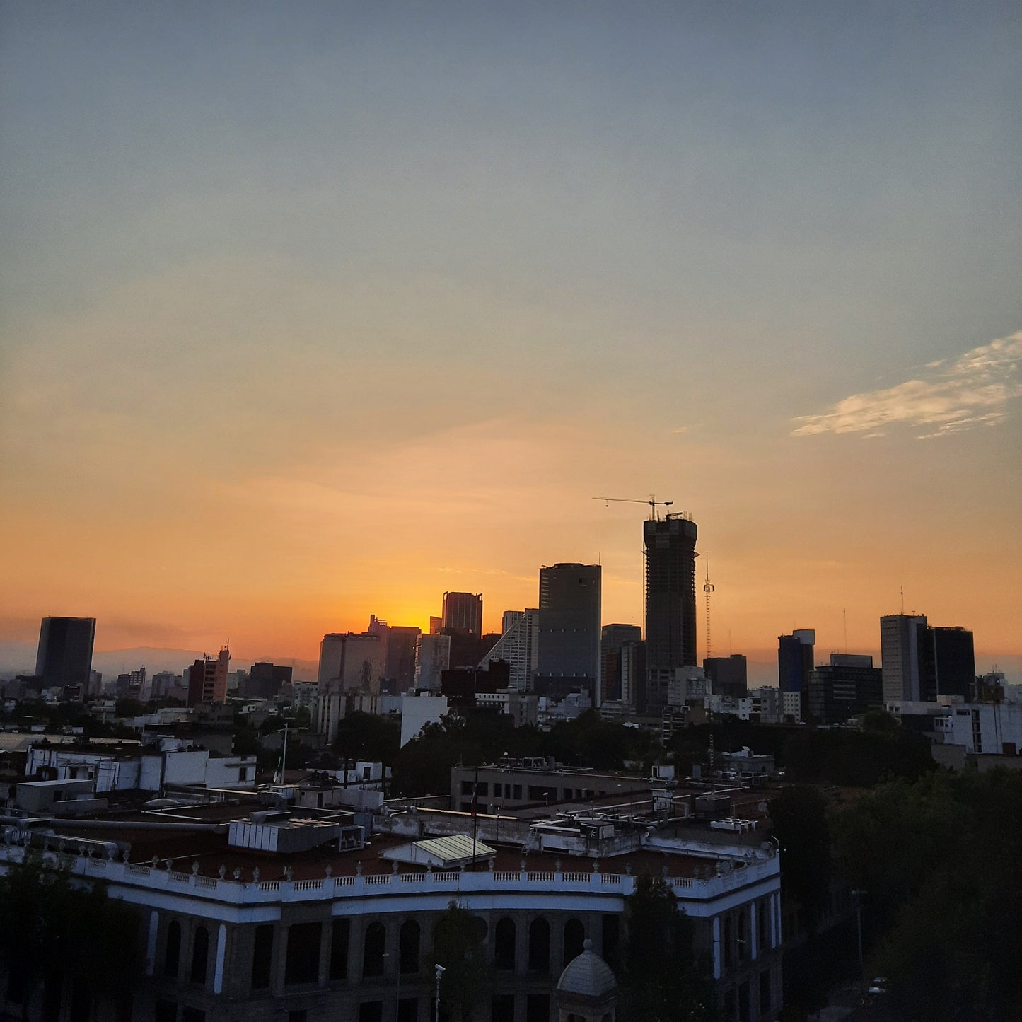 2023-11-05 Coucher De Soleil À Mexico City (3 Photos)