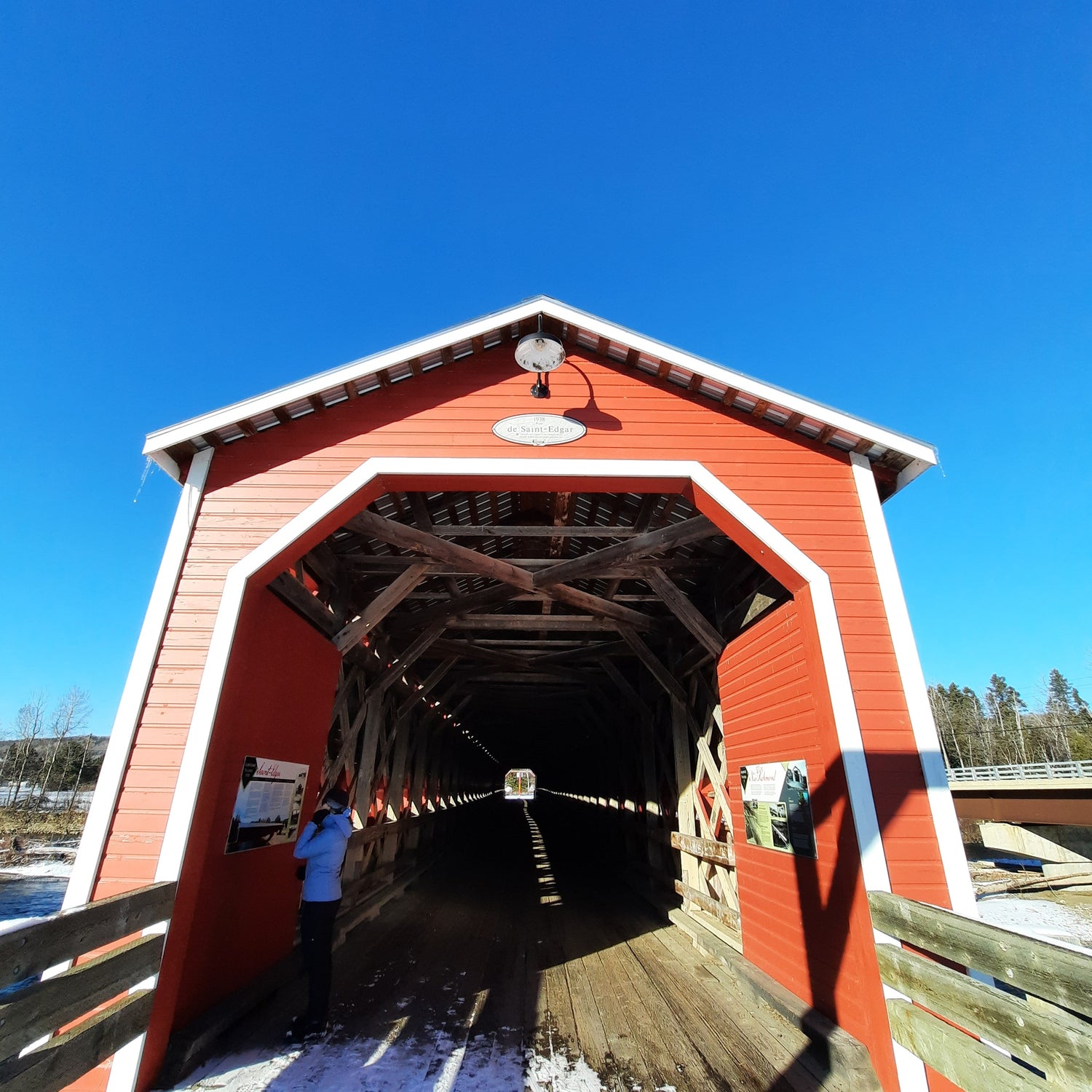 Le Pont Couvert De Saint-Edgar (8 Photos)