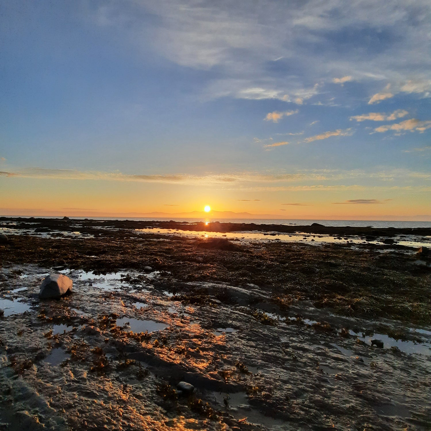 Coucher De Soleil À Rivière-Ouelle