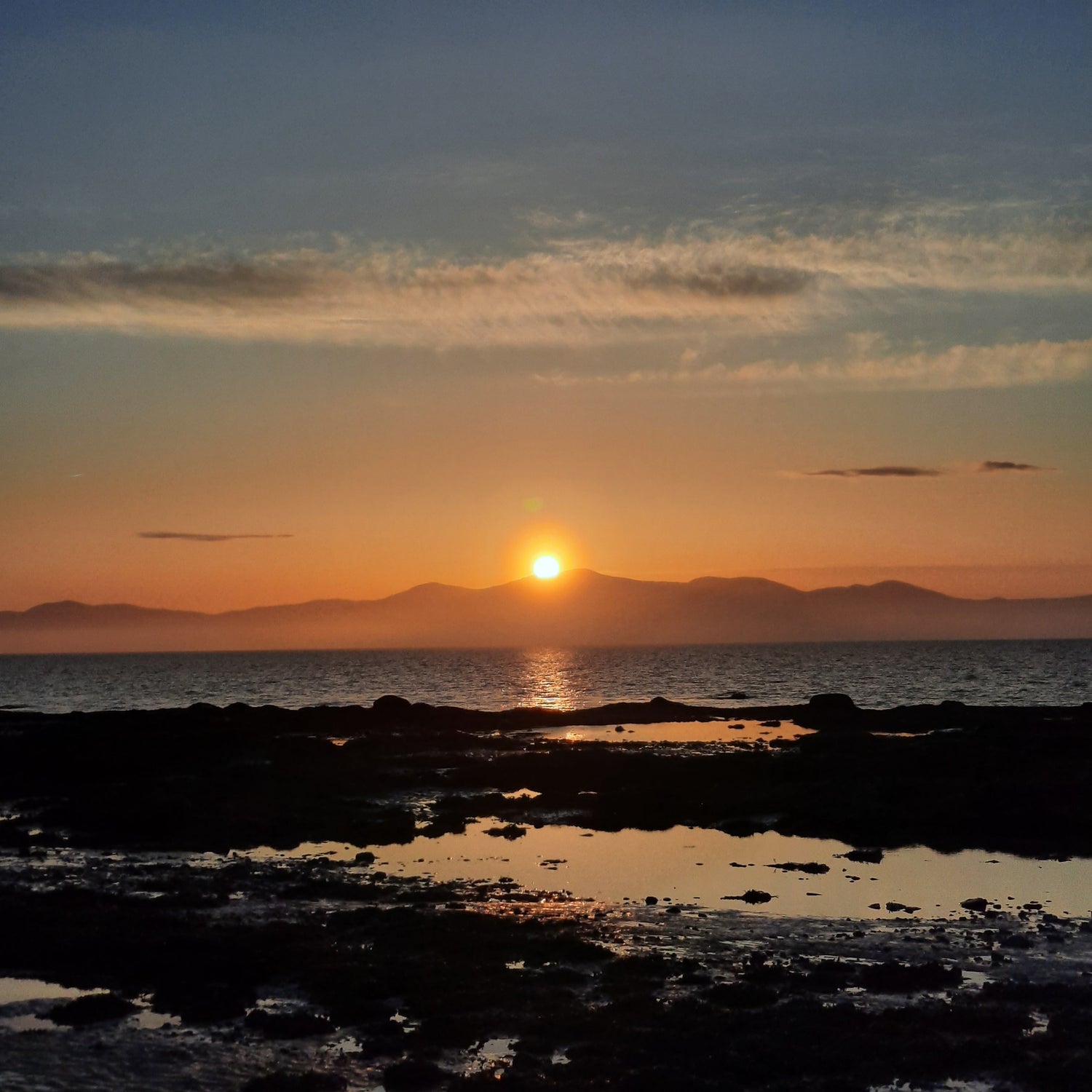 Coucher De Soleil À Rivière-Ouelle