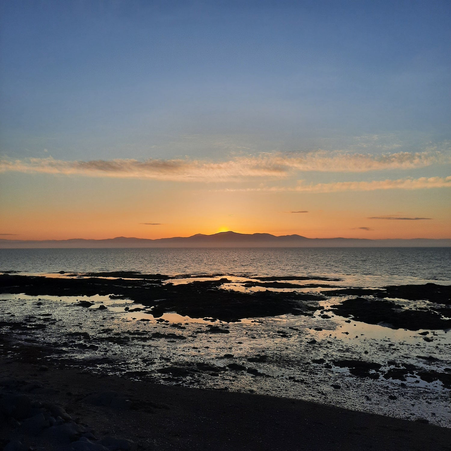 Coucher De Soleil À Rivière-Ouelle