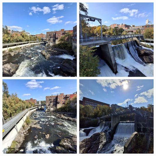 2024-10-03 The Magog River Falls in Sherbrooke