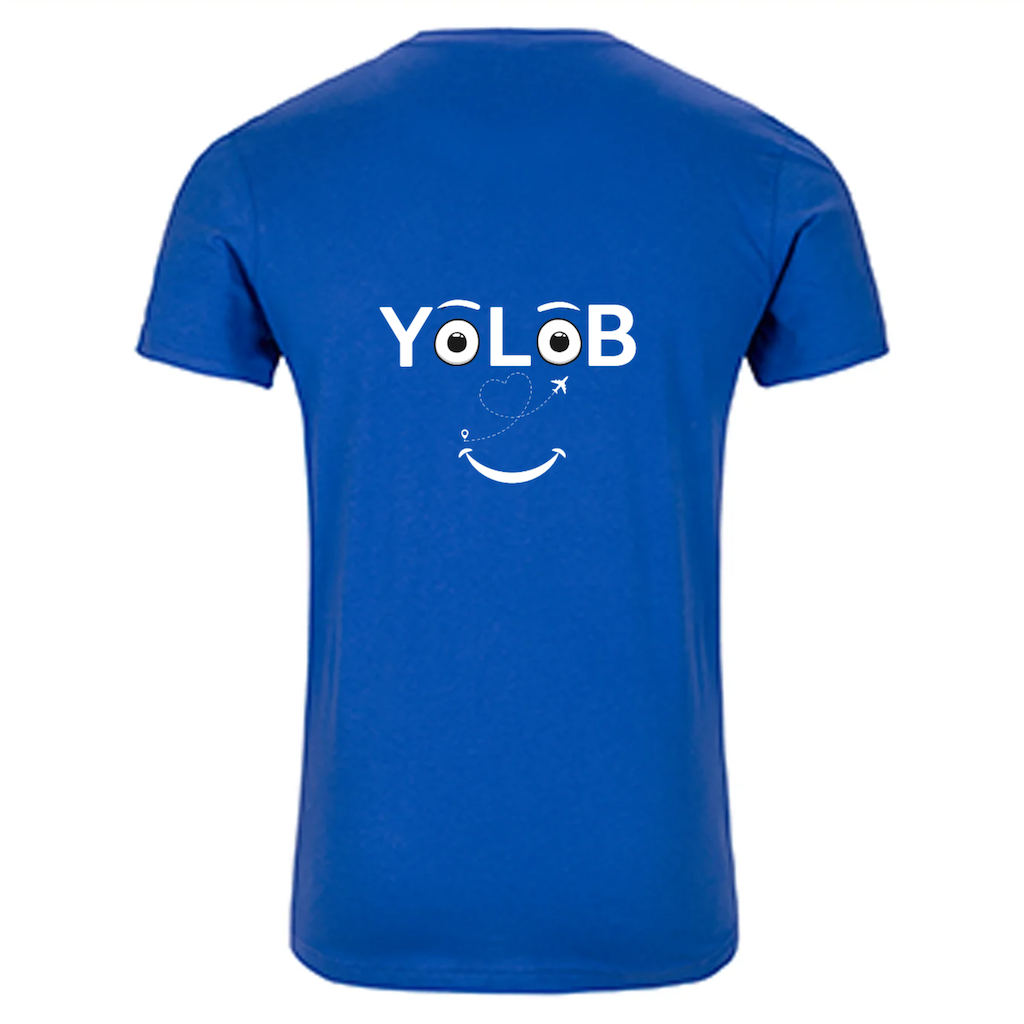 T-shirt #bleu #yolob #voyages #yolo #bonheur
