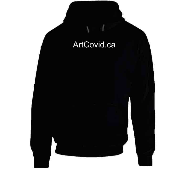 Artcovid.ca T Shirt Hoodie / Black Small T-Shirt