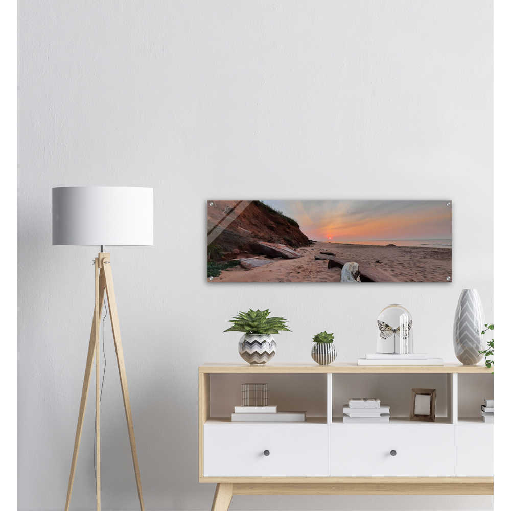 Le Coucher De Soleil Toile Acrylic Cavendish 30X90 Cm / 12X36″ Print Material