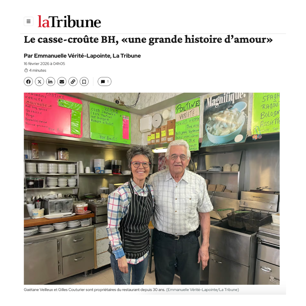 BH Snack Bar - Sherbrooke - 30 years